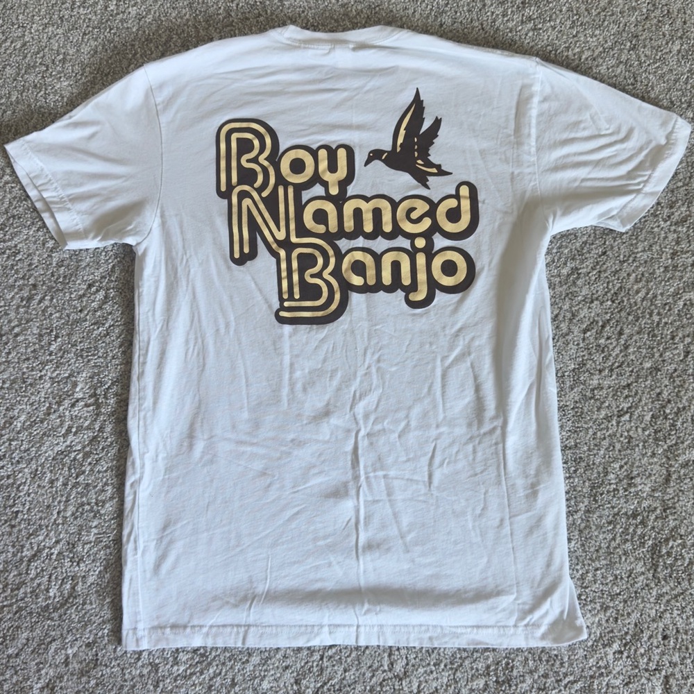 Band shirt- boy named banjo